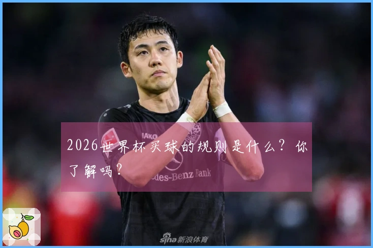 2026世界杯买球的规则是什么？你了解吗？