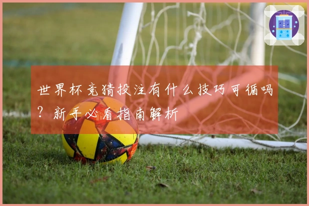 世界杯竞猜投注有什么技巧可循吗？新手必看指南解析